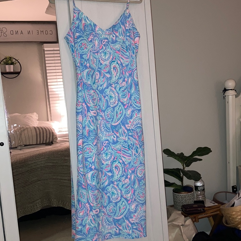 Lilly Pulitzer Women’s Maretta Bias Midi Slip Dress